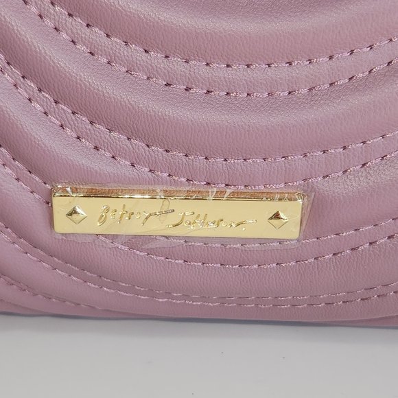 Betsey Johnson Pink Ciara Quilted Shoulder Bag - Picture 4 of 12